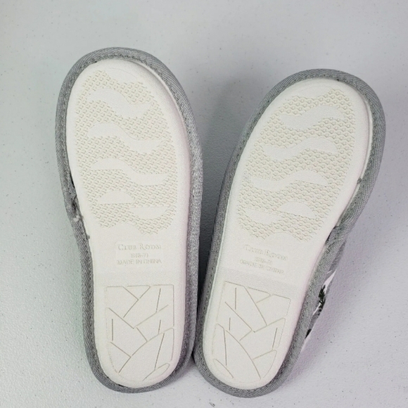 Club ROOM Sherpa Lined & Memory Foam Lounge Comfort NWT Slipper - Men's - Picture 5 of 10
